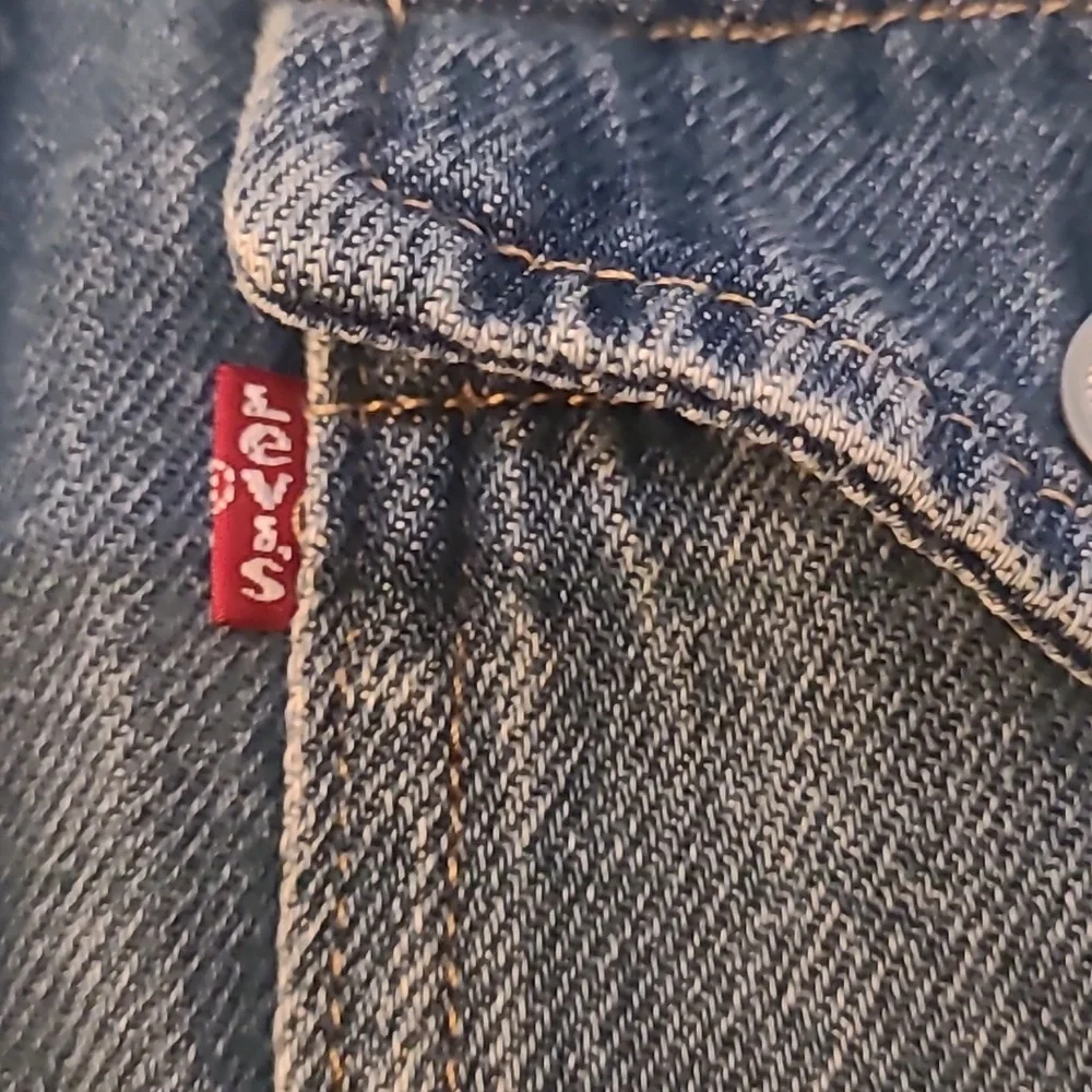 Levi's Denim Western Dress Medium Wash - Picture 12 of 12